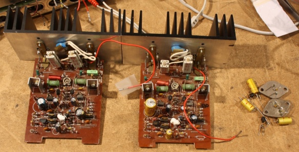 The finished pair of output modules